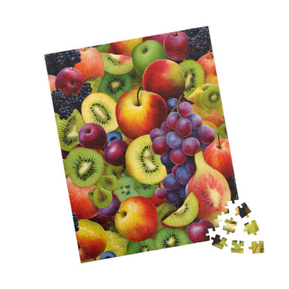 Chaotic Fruit Jigsaw Puzzle - Colorful Collage, 110 252 520 1014 Piece, Fruit Lover Gift for Friends, Family Activity, Creative Hobby Puzzle The Puzzle Chest