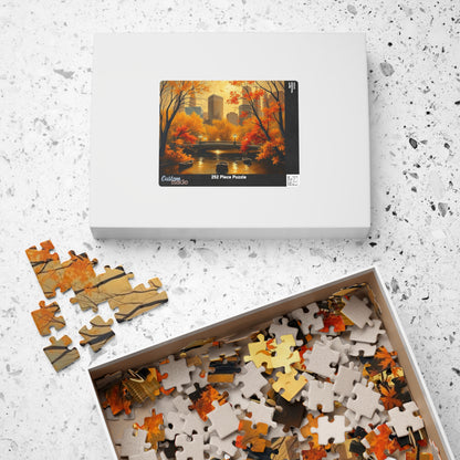 Central Park Sunrise Landscape Puzzle, 110, 252, 520, 1014-piece - Relaxing Jigsaw Game, Perfect Gift for Puzzle Lovers, Stress Relief Puzzle The Puzzle Chest