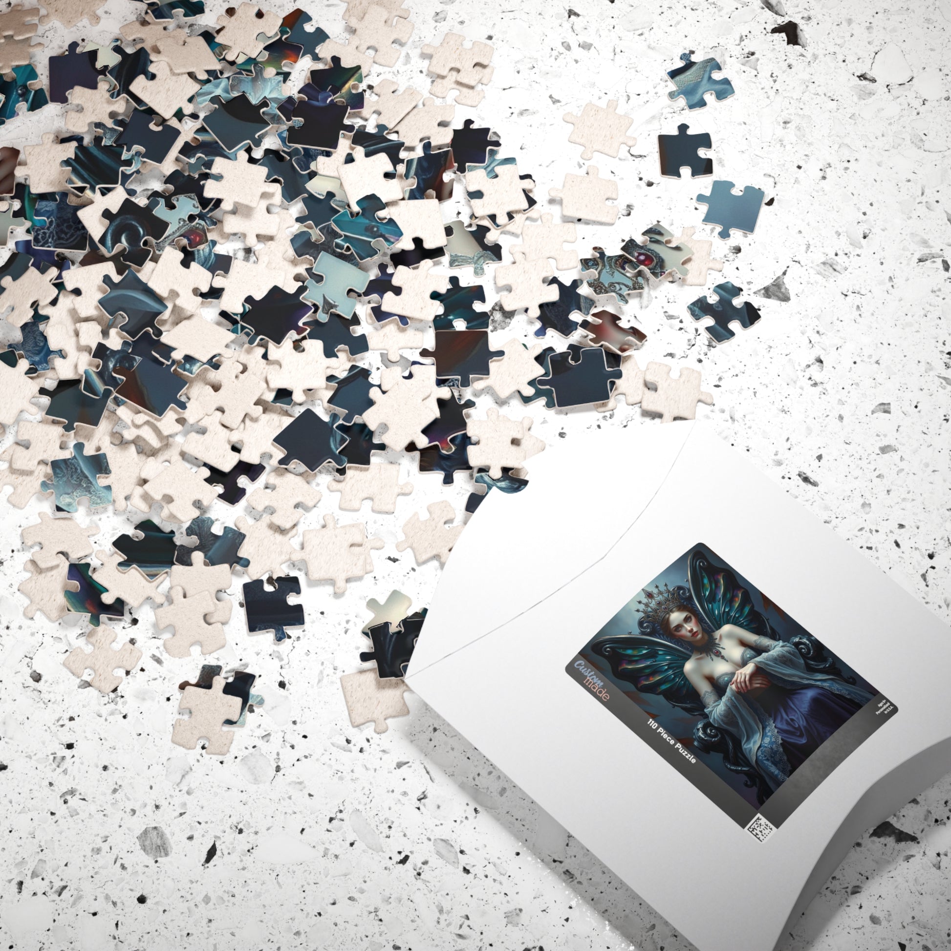 Gothic Fairy Queen Jigsaw Puzzle, Mystical Dark Fantasy Tabletop Game 110-1014 Pieces for Adult Puzzle Lovers, Halloween Holiday Gift Idea Puzzle The Puzzle Chest