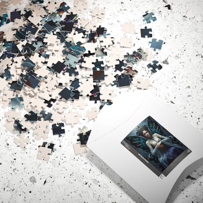 Gothic Fairy Queen Jigsaw Puzzle, Mystical Dark Fantasy Tabletop Game 110-1014 Pieces for Adult Puzzle Lovers, Halloween Holiday Gift Idea Puzzle The Puzzle Chest