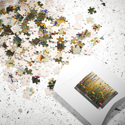 Colorful Floral Art Puzzle | Nature-Themed Puzzle | Fun Family Activity | Unique Gifts for Garden Lovers | Creative Gift Idea | Relaxing Puzzle The Puzzle Chest