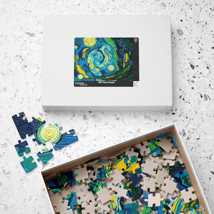 Starry Night Abstract Art Jigsaw Puzzle Puzzle The Puzzle Chest