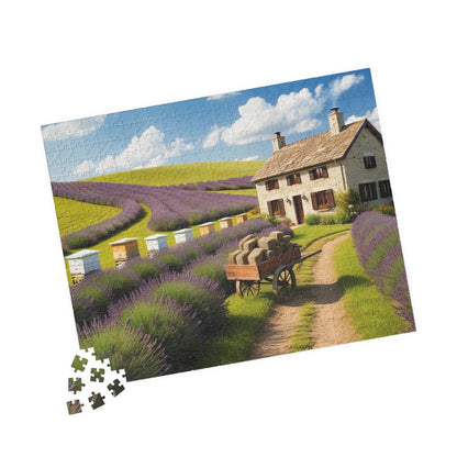 Lavender Farm Landscape Puzzle, Serenity in Each Piece, Perfect for Family Game Night or Solo Fun, Nature Lover Gift, Relaxing Activity Puzzle The Puzzle Chest