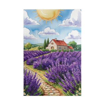 Lavender Field Landscape Puzzle, Relaxing Jigsaw Game for Adults, Mindful Activity, Home Decor Wall Art, Gift Idea for Puzzle Lover, Hobby 1014 pcs (Vertical) Puzzle The Puzzle Chest