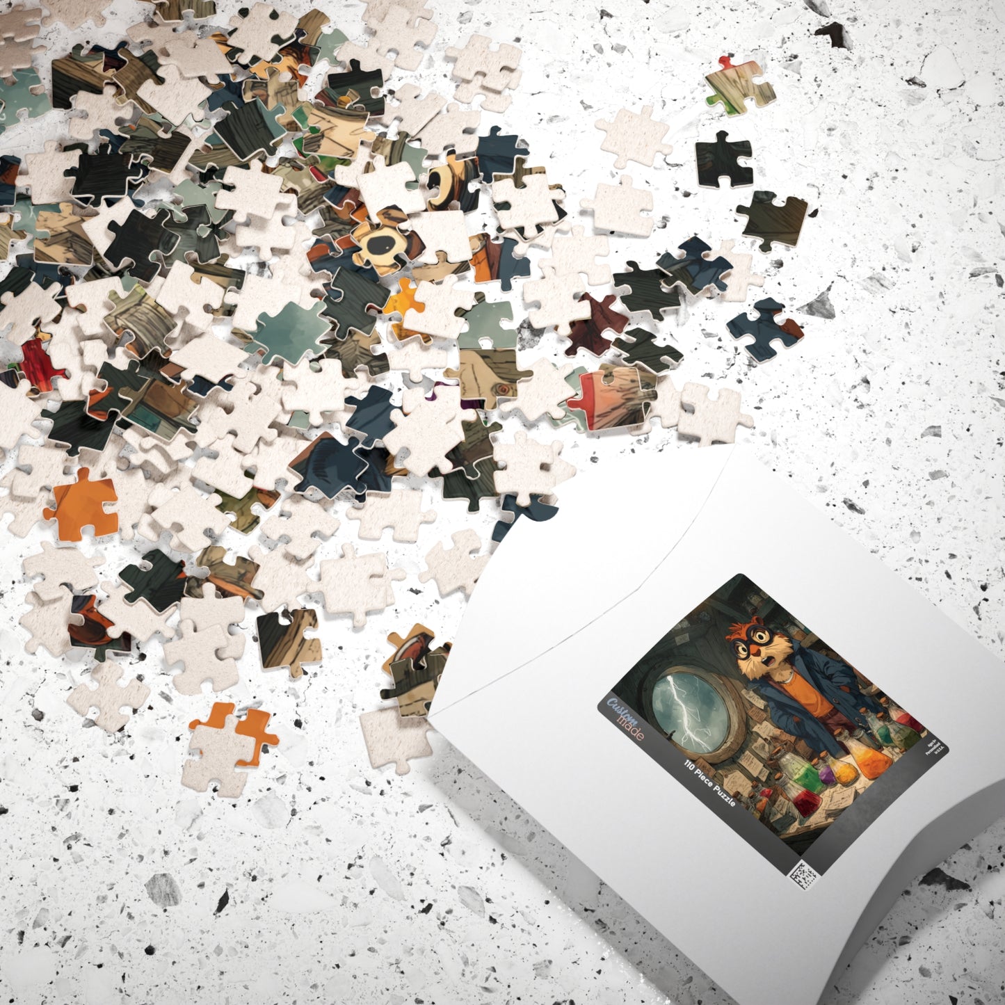 Squirrel Scientist Jigsaw Puzzle - Animal Science-Themed Puzzle, Perfect Gift for Kids, Family Game Night Puzzle The Puzzle Chest