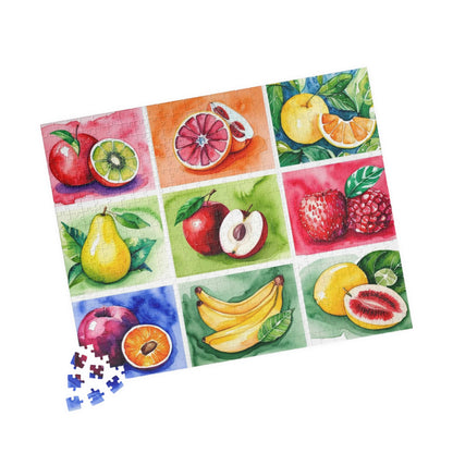 Fruit Collage Puzzle, Fun Jigsaw for Adults, Creative Activity, Brain Teaser Game, Unique Gift, Wall Art Home Decor, Foodie Puzzle The Puzzle Chest