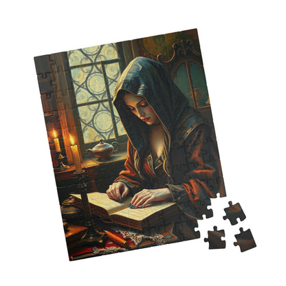 Mystical Gothic Art Puzzle, 110-1014 Piece Study Room Scene, Jigsaw Game for Relaxation, Ideal Gift for Puzzle Lovers, Entertaining Pastime Puzzle The Puzzle Chest