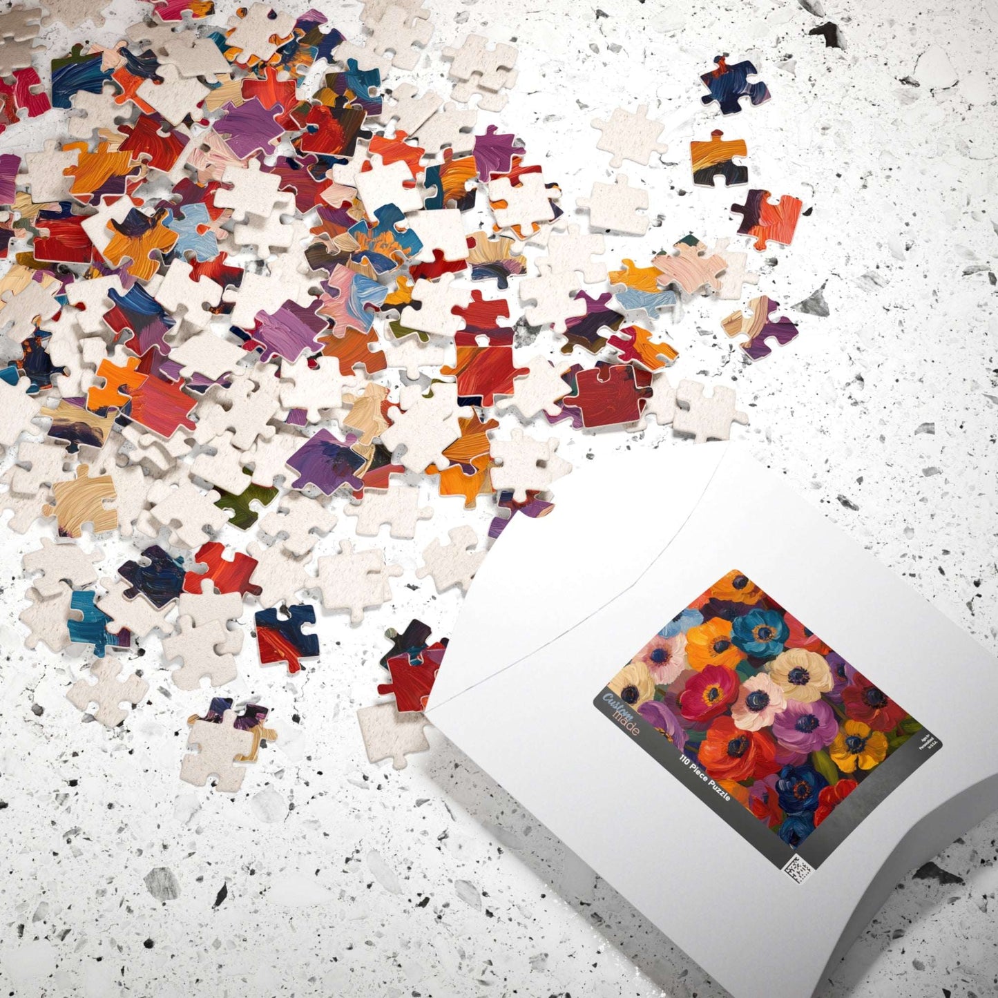 Colorful Anemone Bouquet Puzzle 110-1014-piece | Floral Jigsaw Puzzle