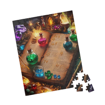 Enchanting Potion-Themed Puzzle, Magical Gift for Puzzle Lovers, Fantasy Decor, Family Game Night, Solo Fun, Mindful Gift for Puzzle Lover The Puzzle Chest