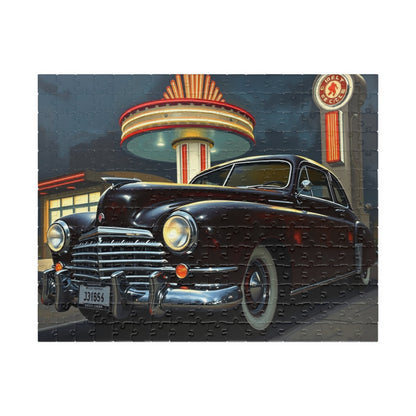 Vintage Car Puzzle - Classic 1948 Tucker 48, Nostalgic Auto Jigsaw Fun 252 pcs (Horizontal) Puzzle The Puzzle Chest