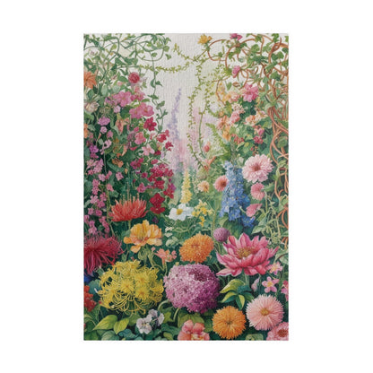Wildflowers and Vines Puzzle, Garden Flowers Jigsaw, Floral Nature Themed Tabletop Game, 110-1014 Piece Botanical Art, Fun Family Activity 1014 pcs (Vertical) Puzzle The Puzzle Chest