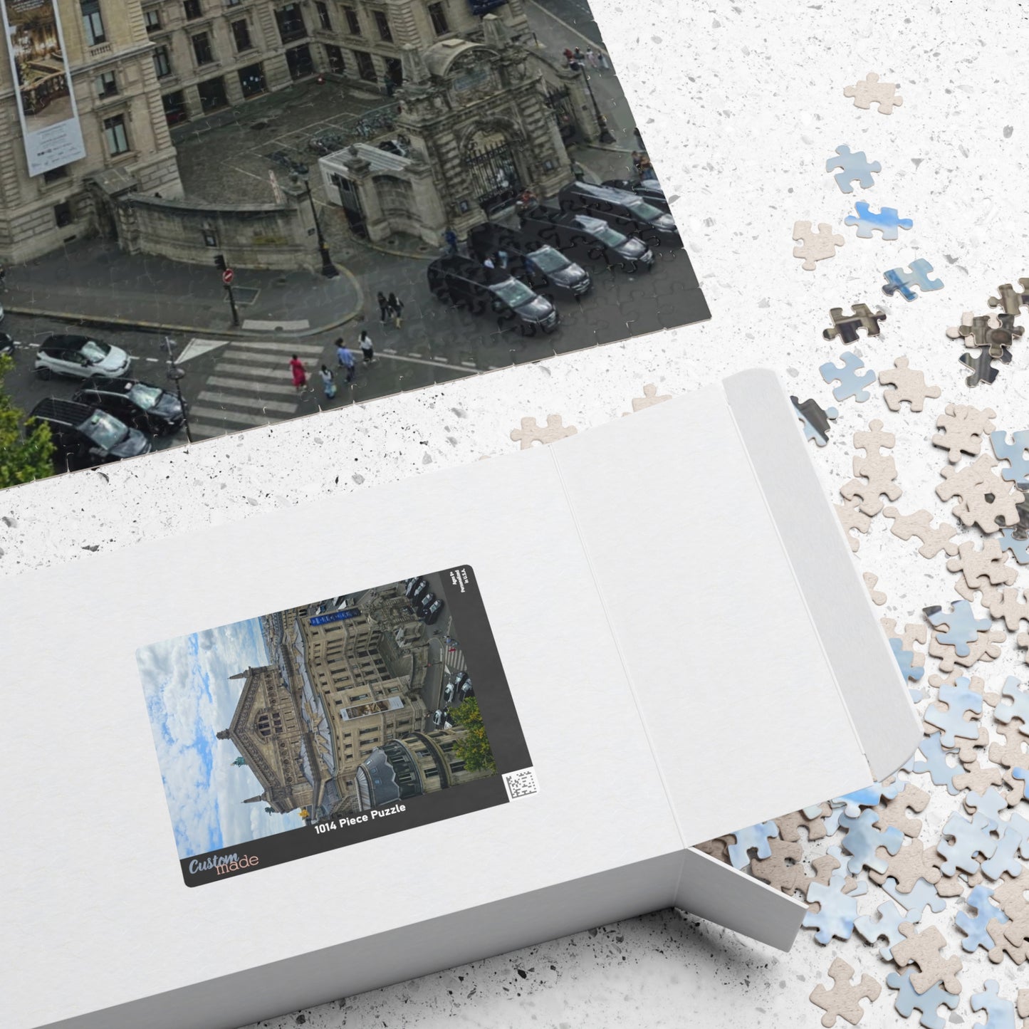 Palais Garnier Courtyard Jigsaw Puzzle - Opera House Paris France, French Architecture, Realistic Historical Landmark Puzzle The Puzzle Chest