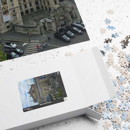 Palais Garnier Courtyard Jigsaw Puzzle - Opera House Paris France, French Architecture, Realistic Historical Landmark Puzzle The Puzzle Chest