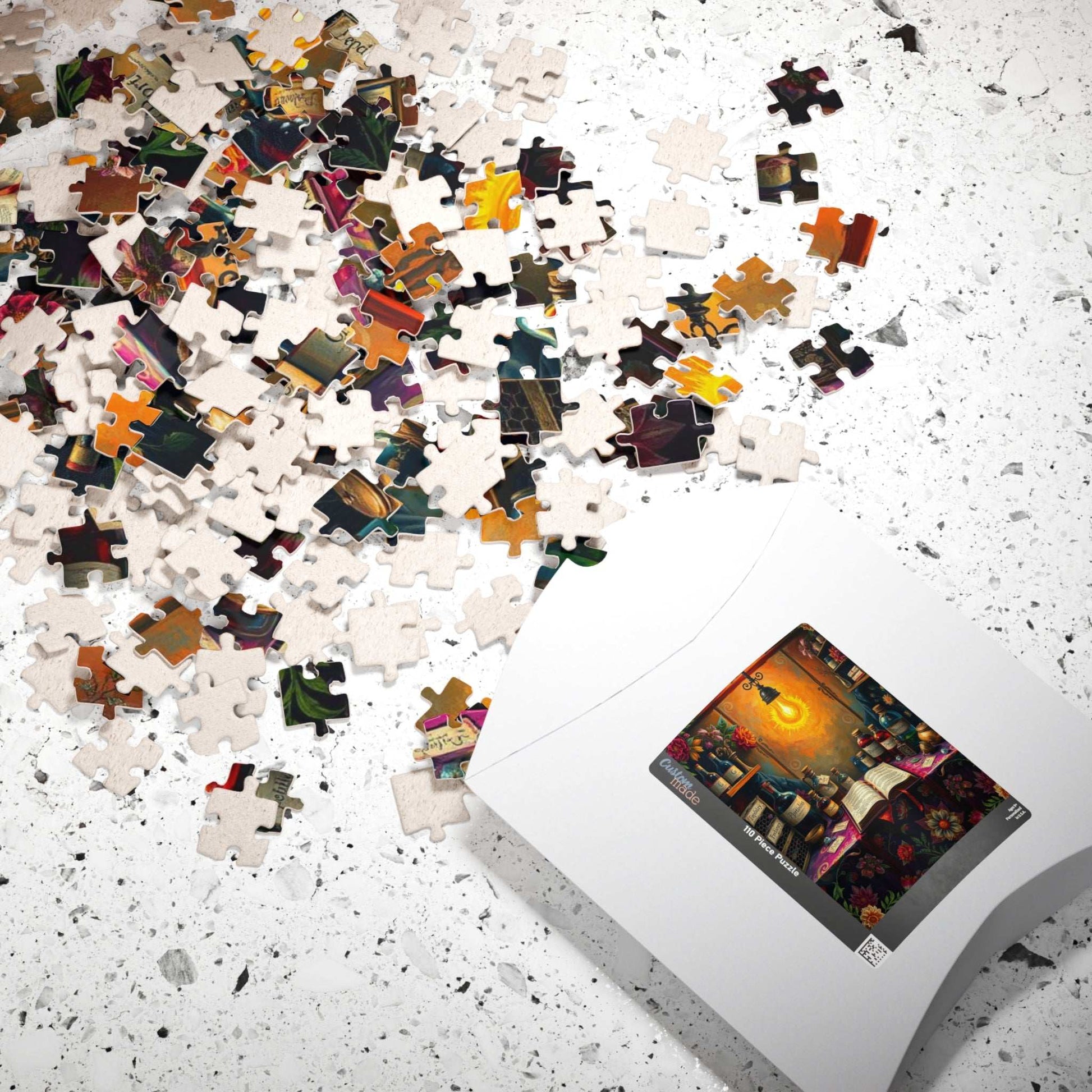 Wizards Apothecary Lab Jigsaw Puzzle, Perfect for Family Fun, Puzzle Lover Holiday Birthday Gift, Halloween Home Décor, Creative Activity Puzzle The Puzzle Chest