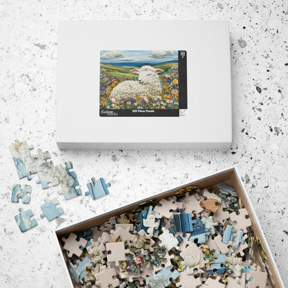 Sleeping Lamb Meadow Puzzle | Sheep Jigsaw Puzzle, 110-1014pc Animal Themed Game Puzzle The Puzzle Chest