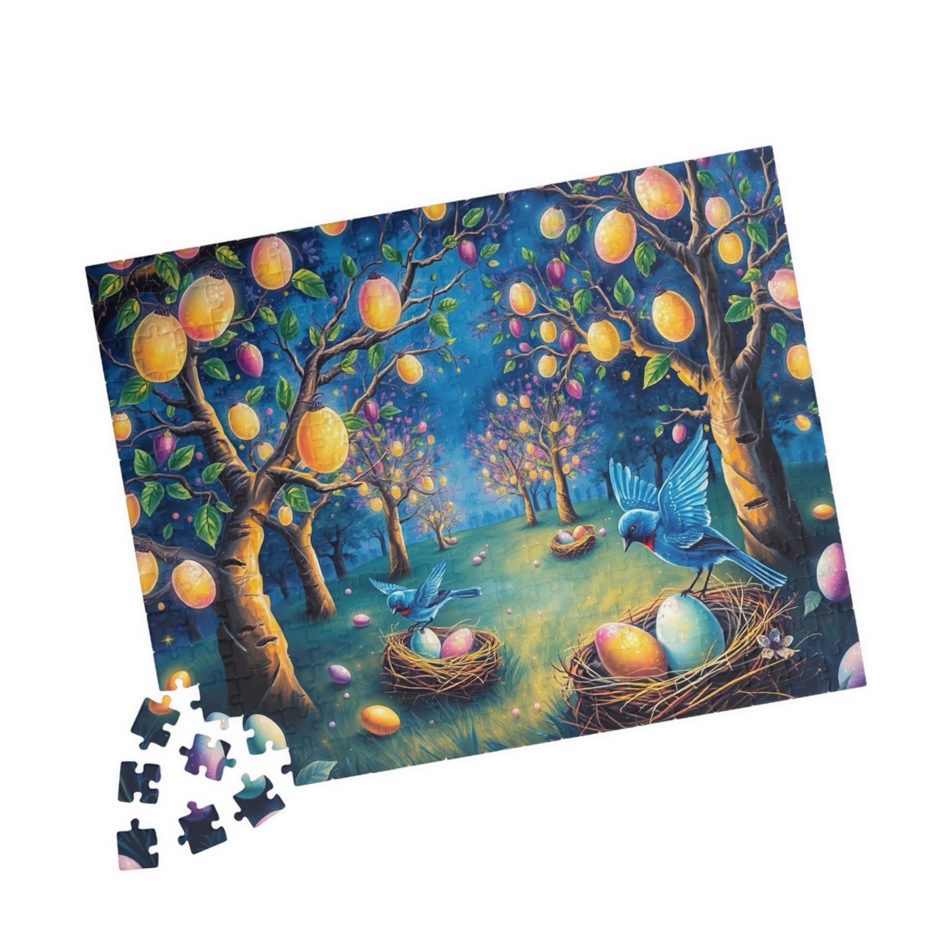 Springtime Nesting Birds Puzzle, Easter Theme Jigsaw Game for Adult Puzzle Lovers, Family Activity, Birthday Holiday Gift for Friends Puzzle The Puzzle Chest