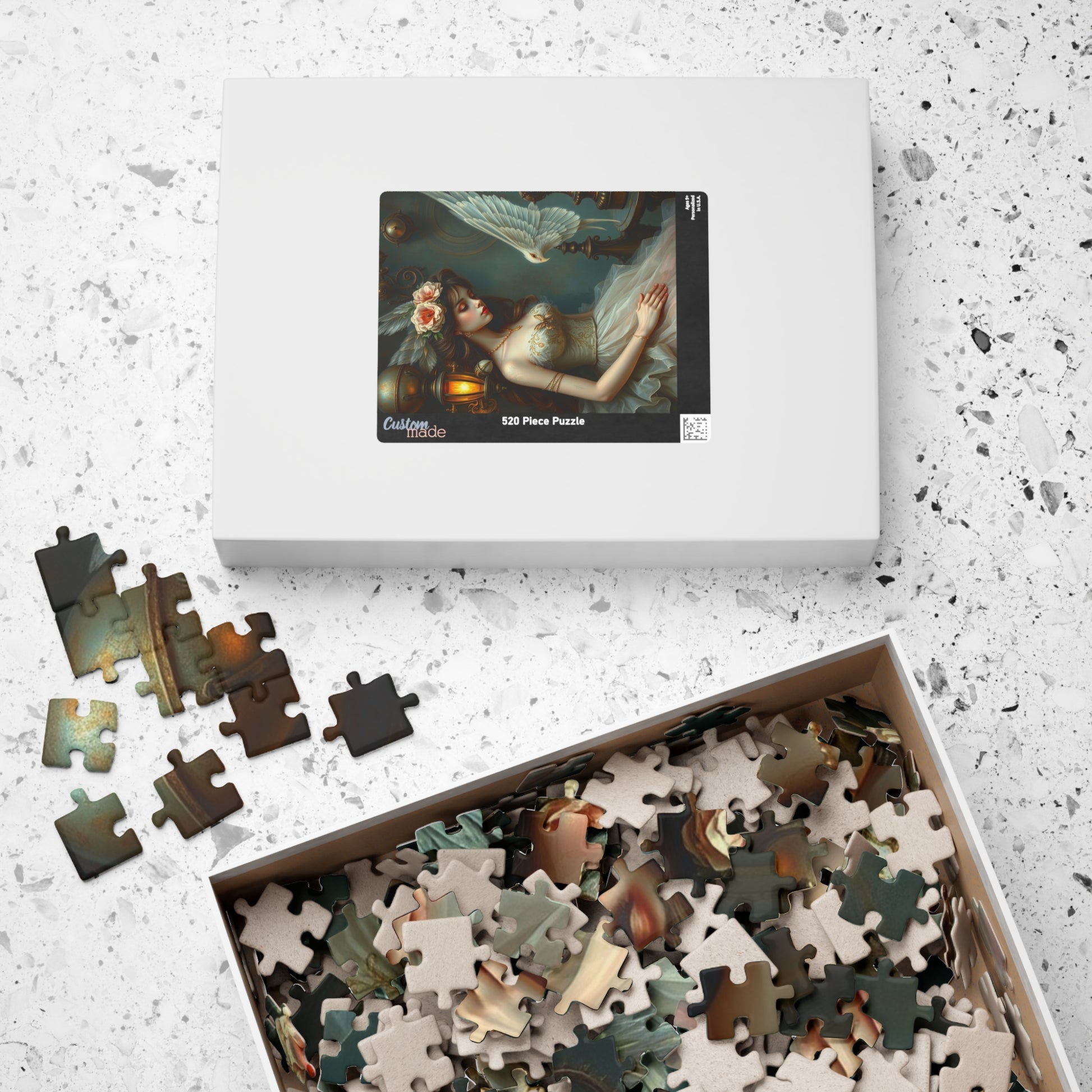 Elegant Steampunk Art Puzzle, Vintage Beauty Puzzle, Unique Gift for Art Lovers, Ideal for Family Game Night, Stress Relief Activity Puzzle The Puzzle Chest