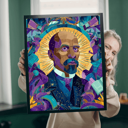 African American Scholar Jigsaw Puzzle - W E B Du Bois Portrait, Black History Month Gift, Afrocentric Educational Game Puzzle The Puzzle Chest