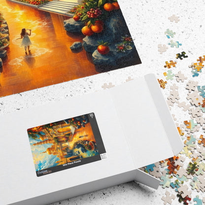 New Jerusalem Jigsaw Puzzle, Shining City of Gold and Crystal, Faith-Based Tabletop Game, Religious Theme, Mindfulness Activity, Giftable Puzzle The Puzzle Chest