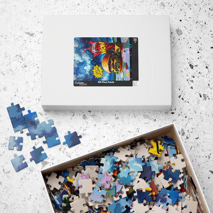 Colorful Foodie Puzzle - Yum Wow Burger and Drink Pop Art Jigsaw Puzzle for Adults, Fun Gift for Food Lovers, Game Night, Family Activity Puzzle The Puzzle Chest