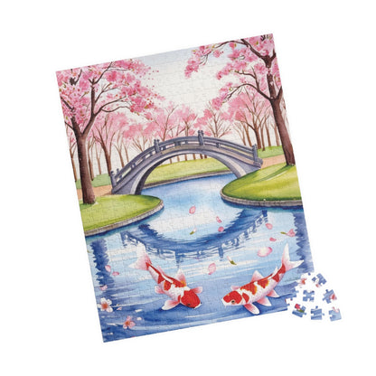 Jigsaw Puzzle, Japanese Cherry Blossom Park, 110 252 520 1014-Piece, Relaxing Hobby Gift, Meditation Activity, Mindfulness DIY Craft, Spring Puzzle The Puzzle Chest