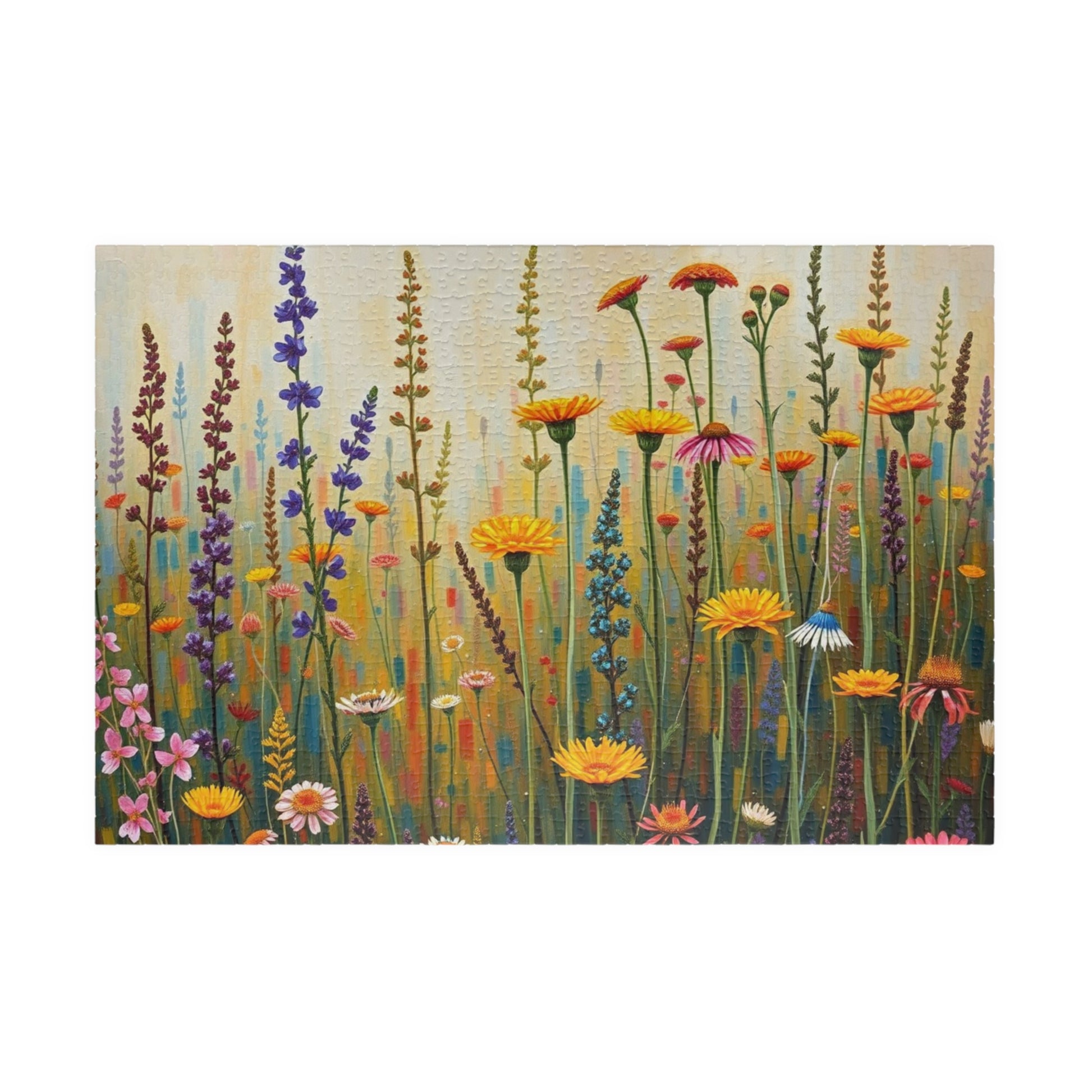 Colorful Floral Art Puzzle | Nature-Themed Puzzle | Fun Family Activity | Unique Gifts for Garden Lovers | Creative Gift Idea | Relaxing 1014 pcs (Horizontal) Puzzle The Puzzle Chest