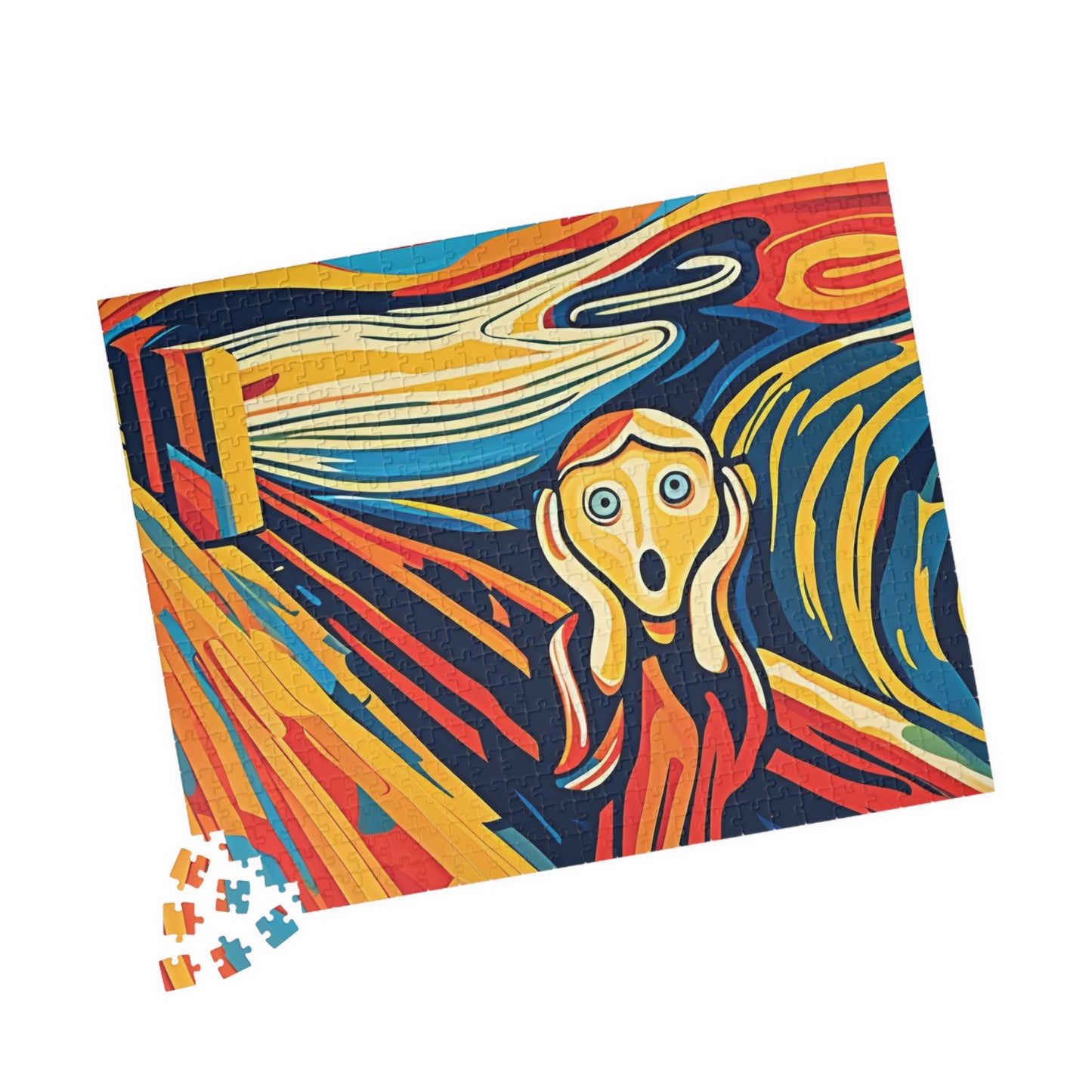 The Scream Modern Jigsaw Puzzle - Inspired By Edvard Munch Puzzle The Puzzle Chest
