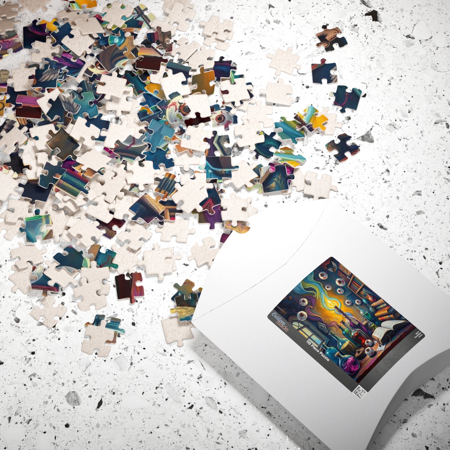 Mystical Potion Lab Jigsaw Puzzle, 110, 252, 520-piece Puzzle for Game Night, Halloween Family or Solo Activity, Gift for Friend