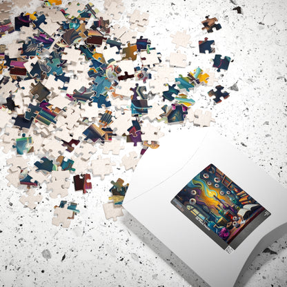 Mystical Potion Lab Jigsaw Puzzle, 110, 252, 520-piece Puzzle for Game Night, Halloween Family or Solo Activity, Gift for Friend