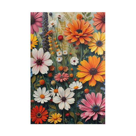 Floral Jigsaw Puzzle, Gift for Flower Lovers, Family Fun Activity, Solo Fun 1014 pcs (Vertical) Puzzle The Puzzle Chest