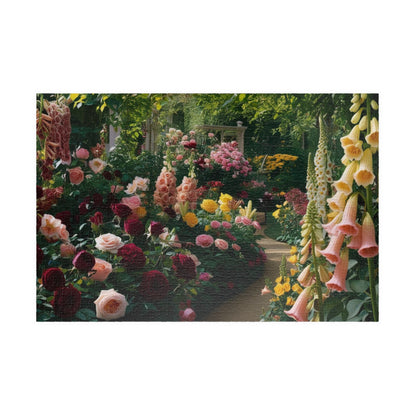 Garden Floral Puzzle, Relaxing Nature Scene, 110, 252, 520, 1014-piece Flower Adult Jigsaw Game, Family Fun, Gifts, Gardening Enthusiasts 1014 pcs (Horizontal) Puzzle The Puzzle Chest