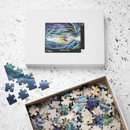 Ice Cave Trippy Puzzle | 110-1014 Piece Fantasy Jigsaw Game for Adult | Challenging Puzzle Perfect for Cozy Night, Family Bonding, and Gifts Puzzle The Puzzle Chest