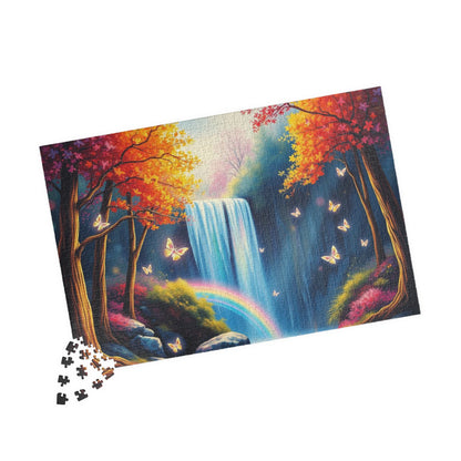 Serene Waterfall Puzzle, Nature Themed Jigsaw Puzzle for Adults, 110-1014 Piece, Family Game Night, Gift for Nature Lover Puzzle The Puzzle Chest