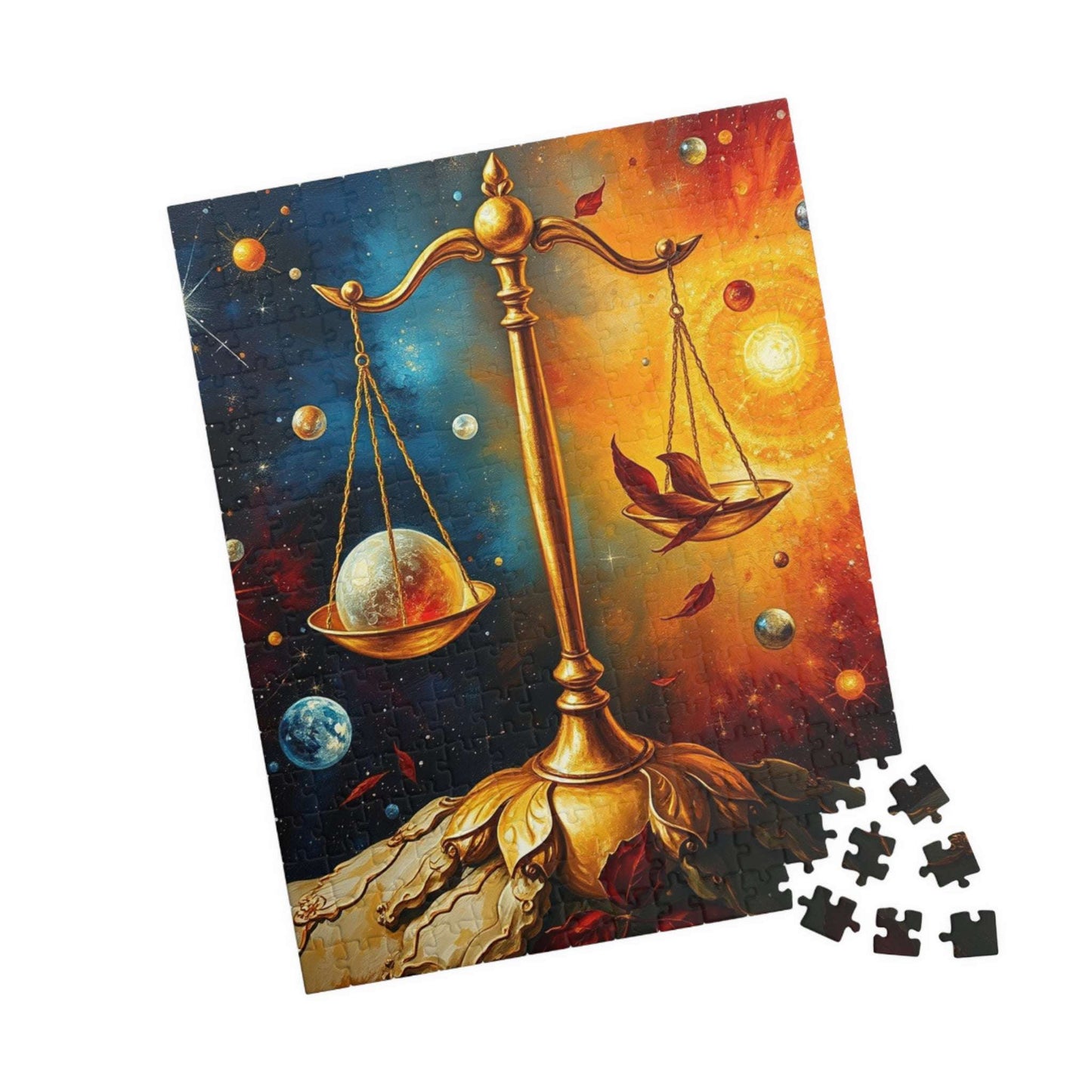 Celestial Balance Puzzle | Libra Zodiac Sign Jigsaw Game | Astrology Inspired | Friend Mindfulness Gift | Fun Family Activity | Brain Teaser Puzzle The Puzzle Chest