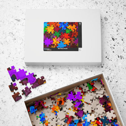 Chaotic Puzzle Piece Jigsaw Collage Puzzle - Fun for Adults, Family Game Night Activity, Creative Hobby, Senior Mental Exercise Puzzle The Puzzle Chest