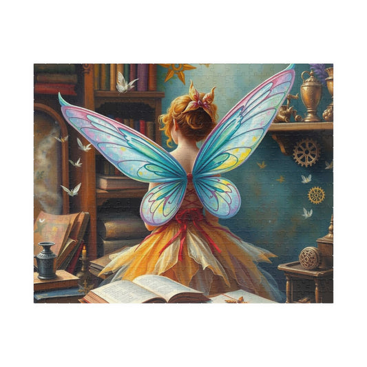 Fairy Steampunk Jigsaw Puzzle, Enchanting Adult Puzzle Lover Gift for Solo Fun or Family Activity, Birthday Holiday Gift Idea, Brain Teaser 520 pcs (Horizontal) Puzzle The Puzzle Chest