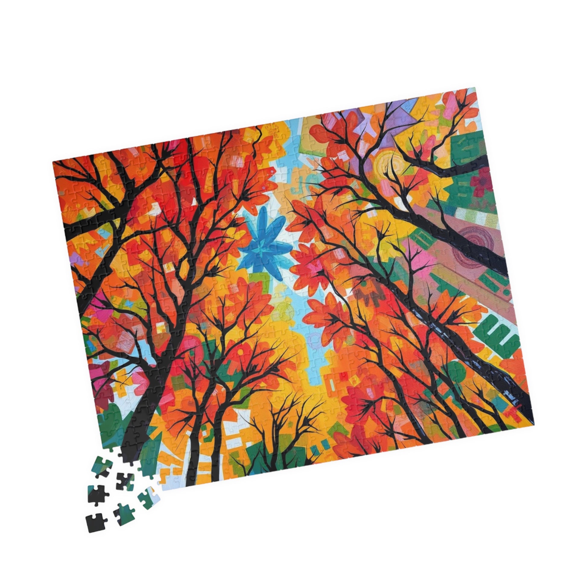 Autumn Forest Puzzle | 110-1014 pieces | Fall Decor, Family Activity, Home Gift, Nature Lover, Cozy Nights Puzzle The Puzzle Chest