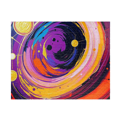 Cosmic Swirl Abstract Puzzle, Space Art Jigsaw Game, Celestial Puzzle, Gift for Astronomy Lover, Family Game Night, Home Decor, Brain Teaser 252 pcs (Horizontal) Puzzle The Puzzle Chest