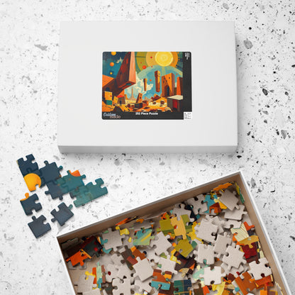 Cosmic Adventure Puzzle, Abstract Art Jigsaw Puzzle Game for Space Lovers Puzzle The Puzzle Chest