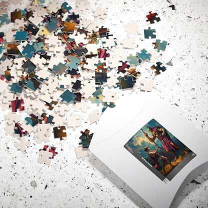 David and Goliath Puzzle, Classic Jigsaw for Family Fun, Perfect Holiday or Birthday Gift for Puzzle Lovers Puzzle The Puzzle Chest