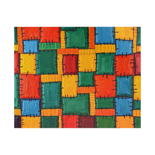 Colorful Puzzle Art - Abstract Jigsaw Game, Fun for Family Nights, Gift for Adults, 110-1014 Piece Family Activity, Game Nights 520 pcs (Horizontal) Puzzle The Puzzle Chest