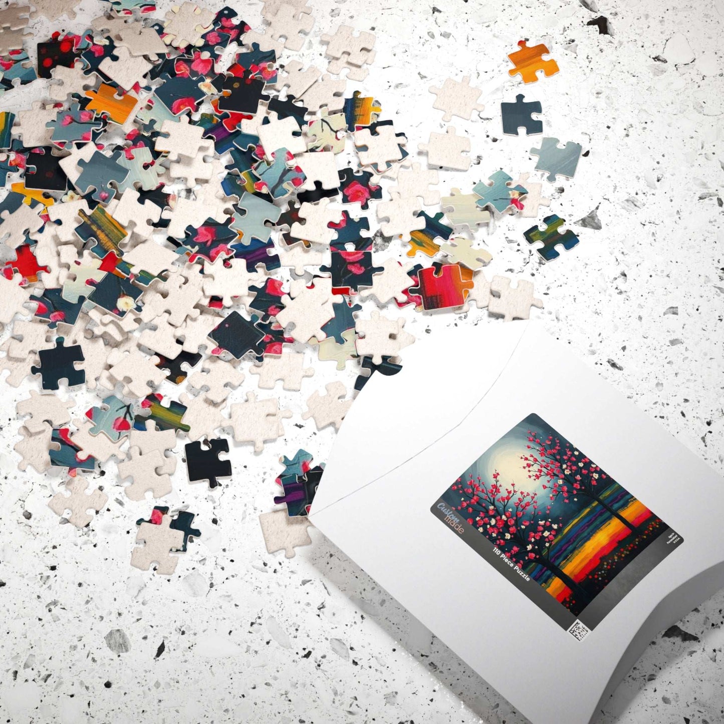 Colorful Landscape Jigsaw Puzzle, Home Activity, Gift for Nature Lover and Friends, Family Game Night Brain Teaser, Unique Wall Art Puzzle The Puzzle Chest