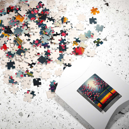 Colorful Landscape Jigsaw Puzzle, Home Activity, Gift for Nature Lover and Friends, Family Game Night Brain Teaser, Unique Wall Art Puzzle The Puzzle Chest