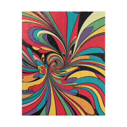 Colorful Swirl Puzzle - Pop Art Jigsaw Puzzle for Adults 110 pcs (Vertical) Puzzle The Puzzle Chest