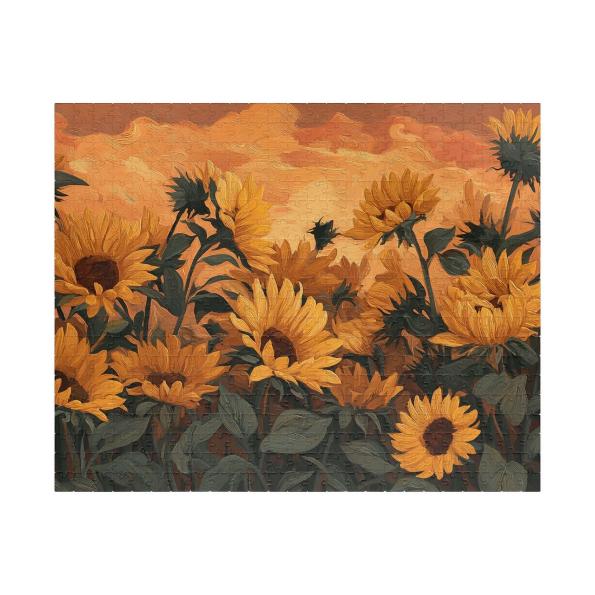 Sunflower Field Jigsaw Puzzle - Floral Puzzle