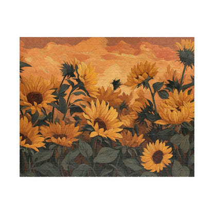 Sunflower Field Jigsaw Puzzle - Floral Puzzle