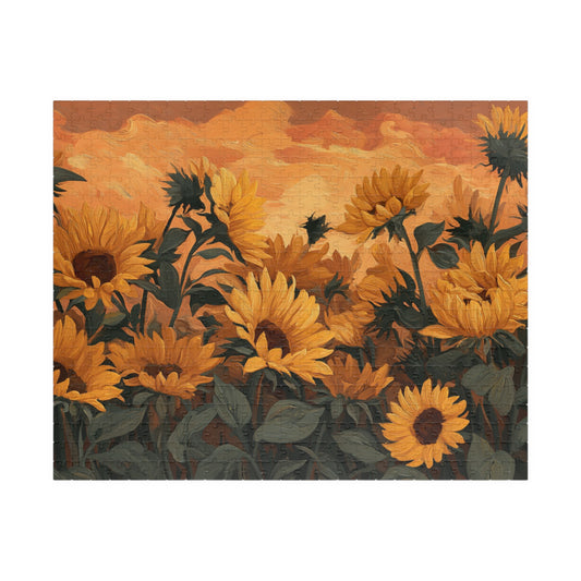 Sunflower Field Jigsaw Puzzle - Floral Puzzle