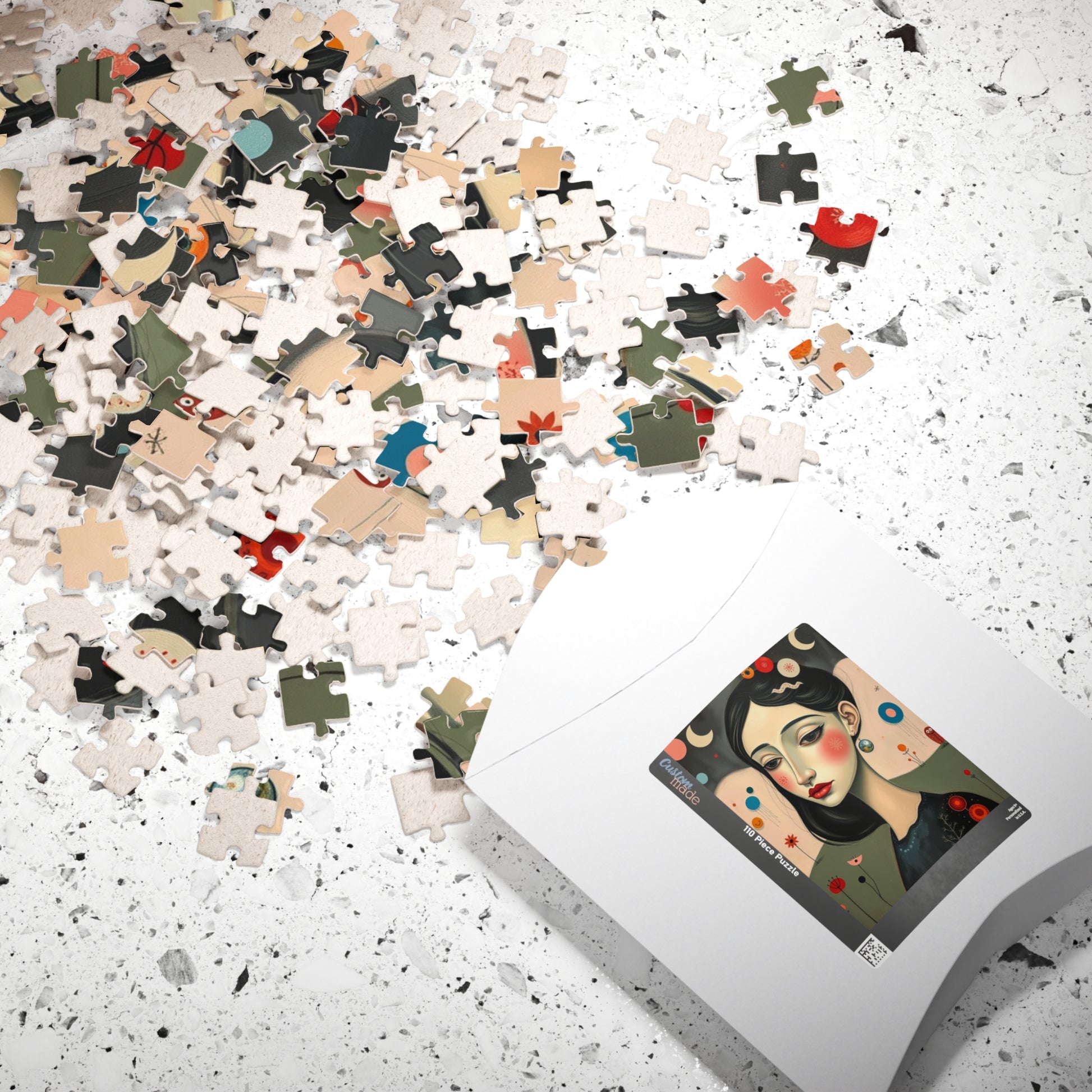 Artistic Enigmas Puzzle (110-1014 Piece) - Abstract Fantasy Jigsaw Game, Mind Exercise, Gift for Art Lover, Family Fun, Cozy Night In Hobby Puzzle The Puzzle Chest