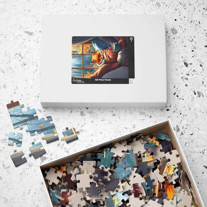 Cozy Fox Puzzle | 110, 252, 520, 1014-Piece Jigsaw Game for Adults | Perfect Gift for Animal Lovers, Family Game Night, Indoor Fun Puzzle The Puzzle Chest