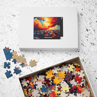Vibrant Landscape Puzzle - Colorful Abstract Jigsaw Game for Adults, Art Puzzle Puzzle The Puzzle Chest
